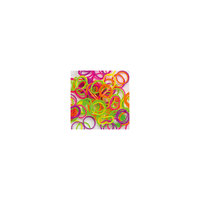 Резиночки Неон-Микс (300шт + 12 клипс), Rainbow Loom
