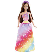 Кукла Принцесса в цветном, Barbie Mattel