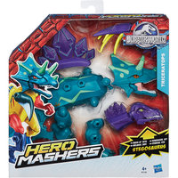 Улучшенные разборные фигурки Динозавров Мира Юрского Периода, Hero Mashers Hasbro