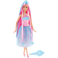 Кукла "Принцесса" с розовыми волосами, Barbie Mattel