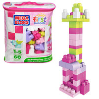 Конструктор из 60 деталей,  MEGA BLOKS First Builders