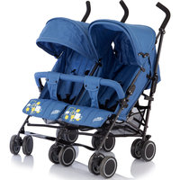 Коляска-трость для двойни Citi Twin, Baby Care, синий