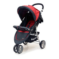 Прогулочная коляска Jogger Lite, Baby Care, красный