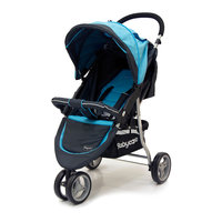 Прогулочная коляска Jogger Lite, Baby Care, голубой