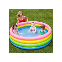 Детский надувной бассейн "Радуга", Intex
