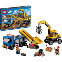 LEGO City 60075: Экскаватор и грузовик