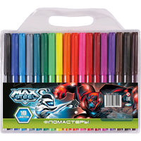 Фломастеры "Max Steel", 18  цветов Centrum