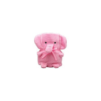 Трансформер Плед-Игрушка "Розовый Слоник", 60x90 см, Coool Toys