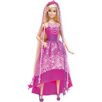 Кукла-принцесса с волшебными волосами, Barbie Mattel