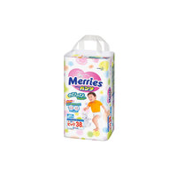 Трусики-подгузники для детей Merries, XL 12-22 кг, 38 шт.