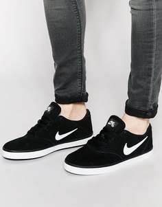 Кроссовки в клетку Nike SB 705265-006 - Черный