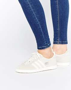 Грязно-белые замшевые кроссовки adidas Originals Gazelle OG - Бежевый