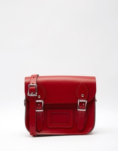Маленькая сумка сэтчел Leather Satchel Company - Ярко-красный
