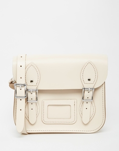 Маленькая сумка сэтчел Leather Satchel Company - Облачный кремовый