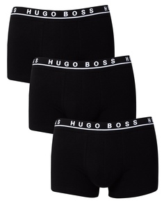 Комплект из 3 пар боксеров-брифов Hugo Boss - Черный
