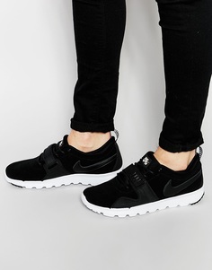 Кожаные кроссовки Nike Sb Trainerendor 806309-002 - Черный