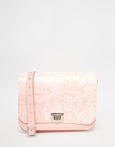 Сумка с принтом The Leather Satchel Company Pixie - Candy floss