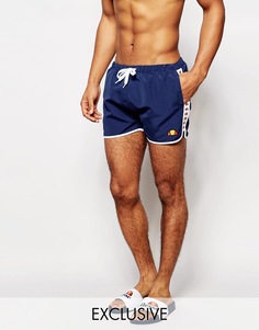 Шорты для плавания с окантовкой Ellesse Exclusive to ASOS - Синий