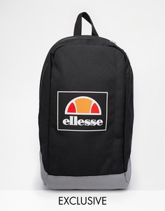 Рюкзак с логотипом Ellesse Box эксклюзивно для ASOS - Черный