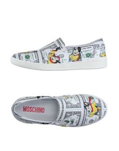 Низкие кеды и кроссовки Moschino