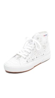 Кроссовки Macrame с высоким берцем Superga