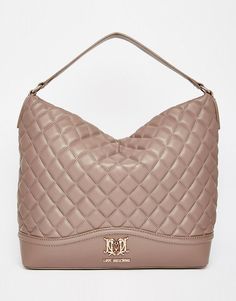 Стеганая сумка на плечо Love Moschino - 0