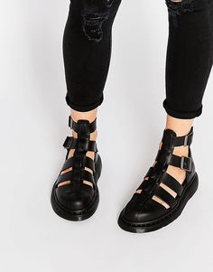 Гладиаторские сандалии Dr Martens Shore - Черный