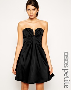 Платье мини бандо ASOS PETITE - Черный