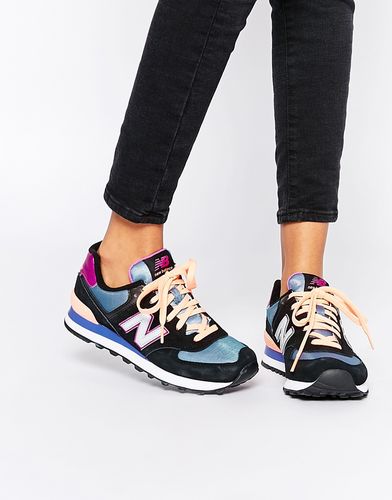New balance кроссовки разноцветные
