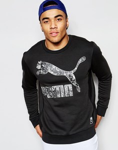 Свитшот с логотипом Puma - Черный
