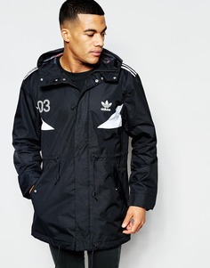 Классическая черная парка adidas Originals B48977 - Черный