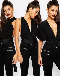 Боди-трансформер Missguided - Черный