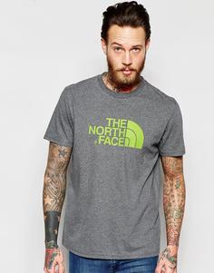 Футболка с логотипом The North Face Easy - Умеренный серый