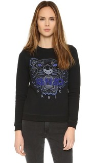 Толстовка-пуловер с изображением тигра Kenzo