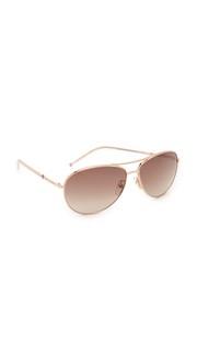 Округлые солнцезащитные очки-авиаторы Marc Jacobs