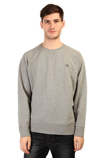 Толстовка свитшот Fred Perry Loopback Crew Sweat Grey
