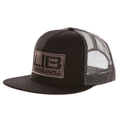 Бейсболка с сеткой Lib Tech Full Service Trucker Black