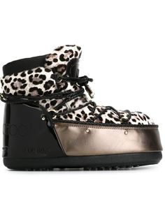 сапоги с леопардовым принтом Jimmy Choo x Moon Boot Moon Boot