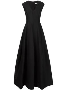 длинное платье с цветочным принтом Halston Heritage
