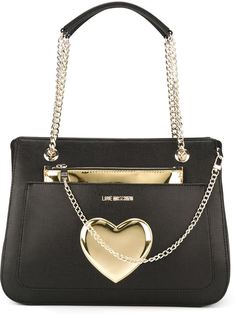 heart detail shoulder bag Love Moschino
