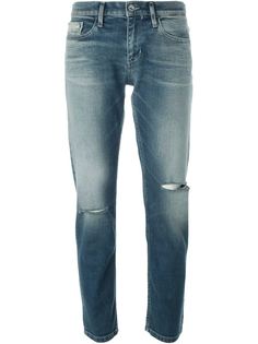 джинсы бойфренда с потертой отделкой Calvin Klein Jeans