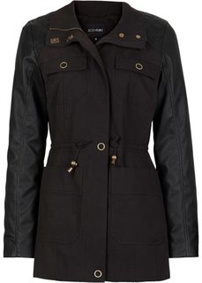 Куртка (темно-оливковый/черный) Bonprix