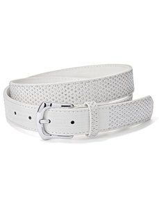Ремень со стразовыми заклепками (розовый) Bonprix
