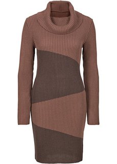 Вязаное платье (красный) Bonprix