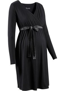 Мода для беременных: платье с функцией кормления (серый меланж) Bonprix