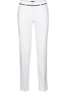 Льняные брюки (черный) Bonprix