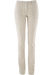 Прямые брюки с накладными карманами (цвет мальвы) Bonprix