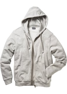 Трикотажная куртка Regular Fit (натуральный меланж/черный в по) Bonprix