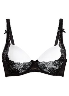 Бюстгальтер, чашка D (черный/экрю) Bonprix