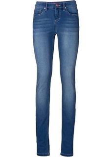 Джинсы Super Skinny (черный «потертый») Bonprix